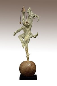 Balancing Act (Bronze) W40cm x H60cm x D13cm