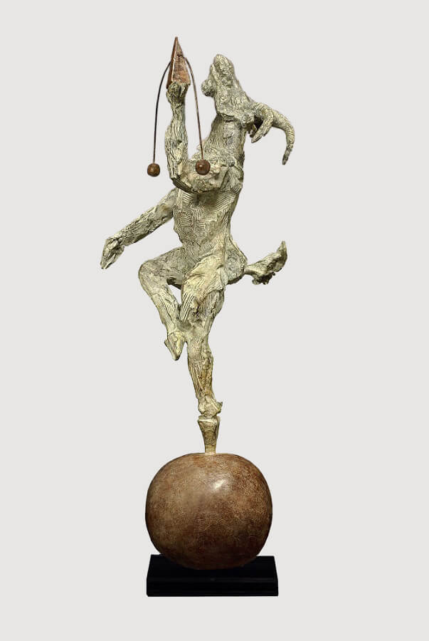 Balancing Act (Bronze) W40cm x H60cm x D13cm copy