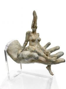Female Resting (Bronze) H37cm x W 38cm x D20cm