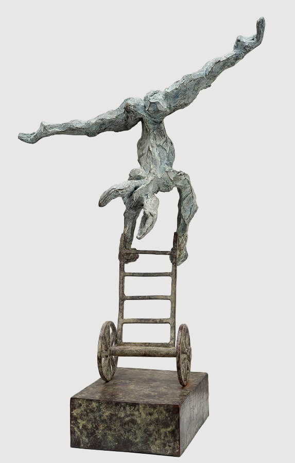 Gymnast (Bronze) W18cm x H56cm x D15cm copy