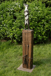 Meerkat (Bronze) W 15cm x H165cm x D 15cm