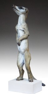 Meerkat (Bronze) W20cm x H68cm x D25cm