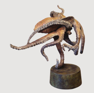 Octopus (Bronze) W63cm x H65cm x D35cm