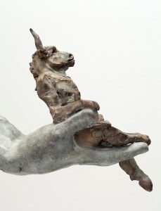 Resting Minotaur (Bronze) 37cm x 20cm x 33cm