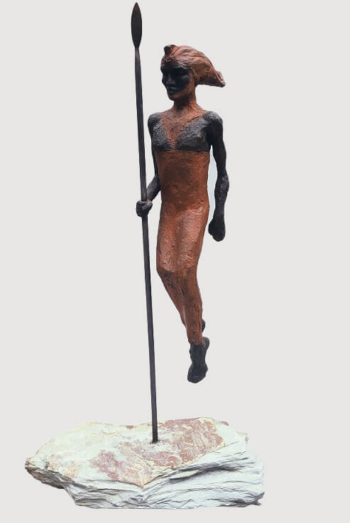 Samburu Dancer (Bronze) 80cm x 45cm x 26cm