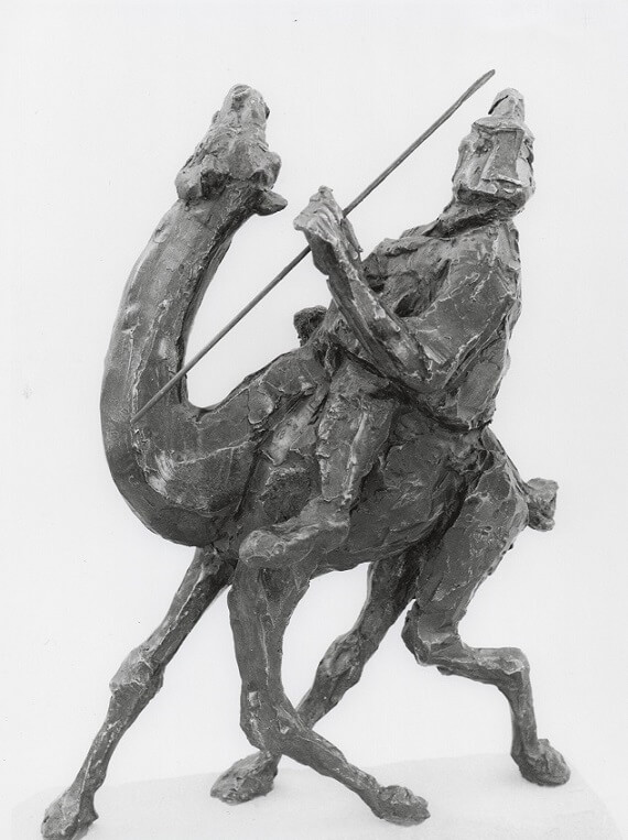 Tuareg (Bronze-Resin) 40cm x 30cm x 15cm