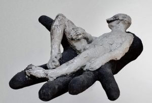 Man Resting -Ceramic (H16cm-W18cm-D30cm)