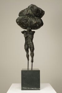 Migrant (Bronze) W21cm x H70cm x D18cm