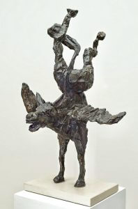 Flying-Donkey-Bronze-Resin-74cm-x-40cm-x-48cm