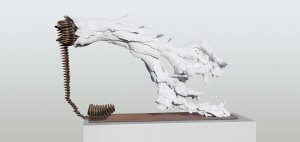 Natures Retaliation (Driftwood, Plaster, Plastic) 66xm x 110cm x 36cm