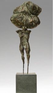 Migrant (Bronze) W21cm-x-H70cm-x-D18cm